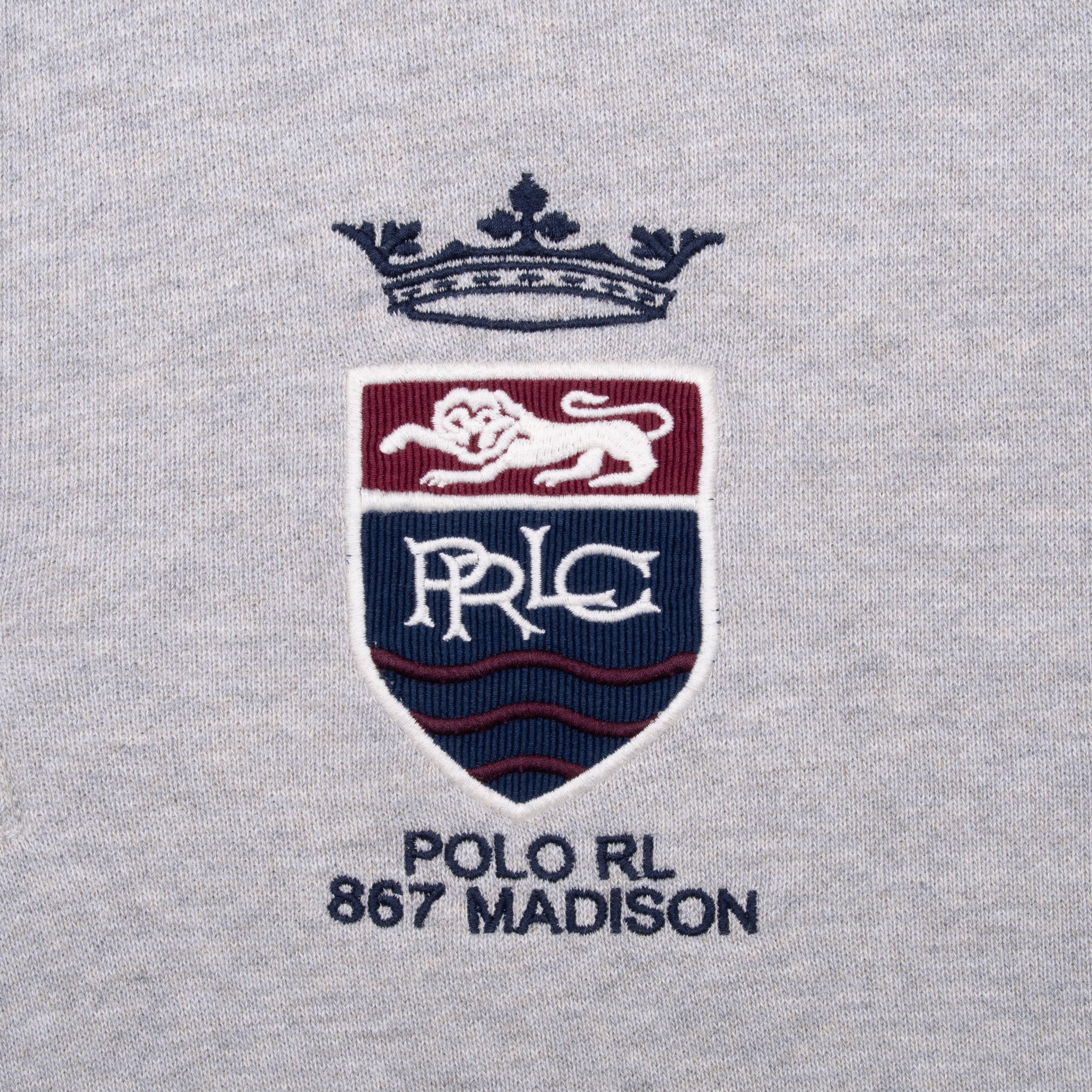 Vintage Polo Ralph Lauren 867 Madison Hoodie Sweatshirt Size Large 1990S