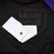 Interior detail of stitched number 9 with white fight strap and metal snap