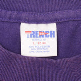 Vintage Purple MLB Colorado Rockies Tee Shirt 1991 Size Medium Made In USA With Single Stitch Sleeves