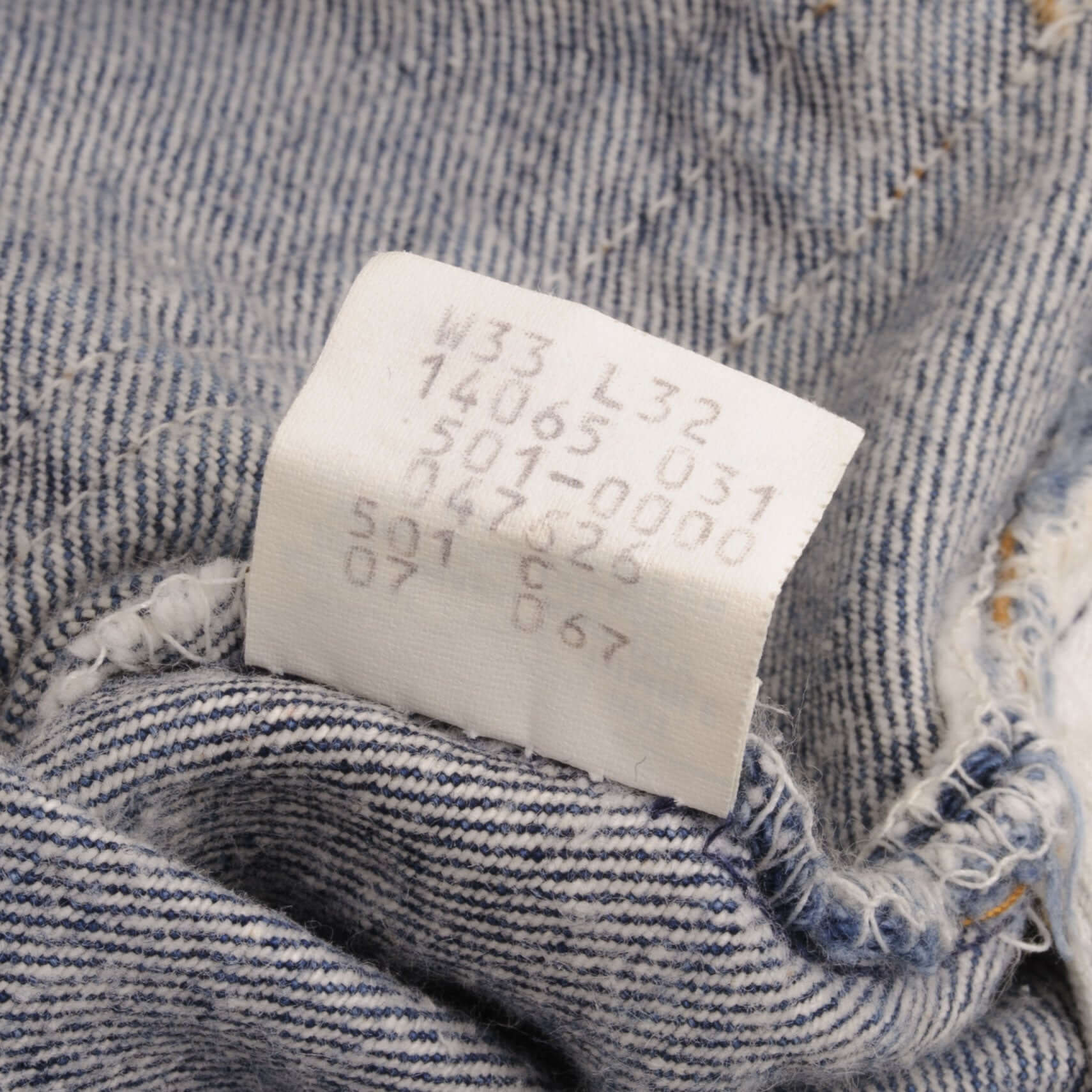 Beautiful Indigo Levis 501 Jeans 1980S Made in USA with Medium Wash Size on Tag 33X32 Actual Size 32X29 Back Button #501