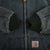 Vintage Carhartt Black Faded Active Jacket With Hood Size Medium