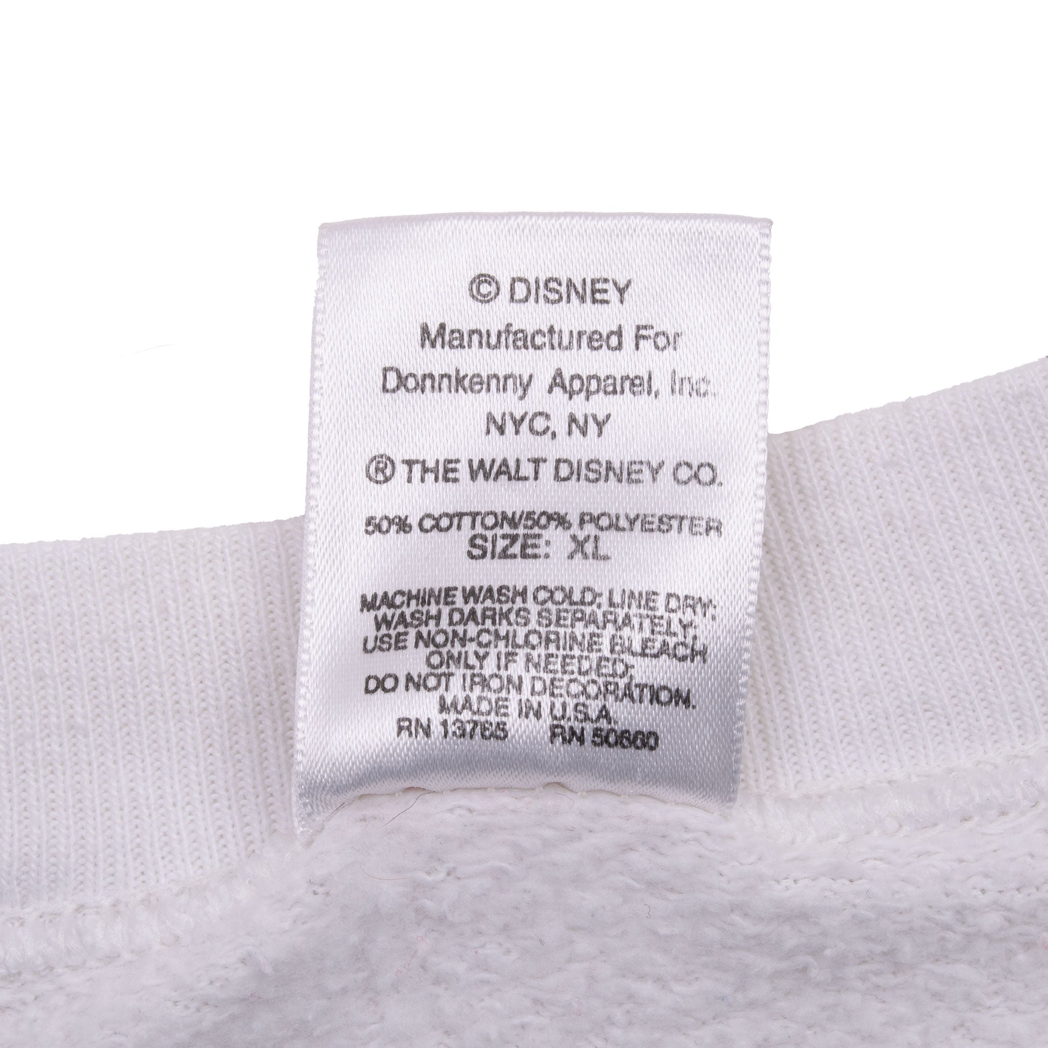 Vintage Disney Mickey Mouse And Co 1980S White Sweatshirt Size XL Made In Usa