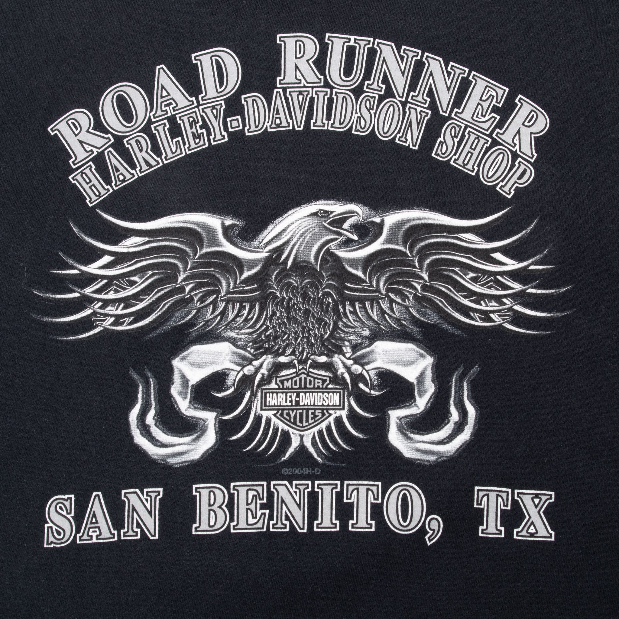 VINTAGE HARLEY DAVIDSON SAN BENITO TEXAS TEE SHIRT 2004 XL MADE IN USA
