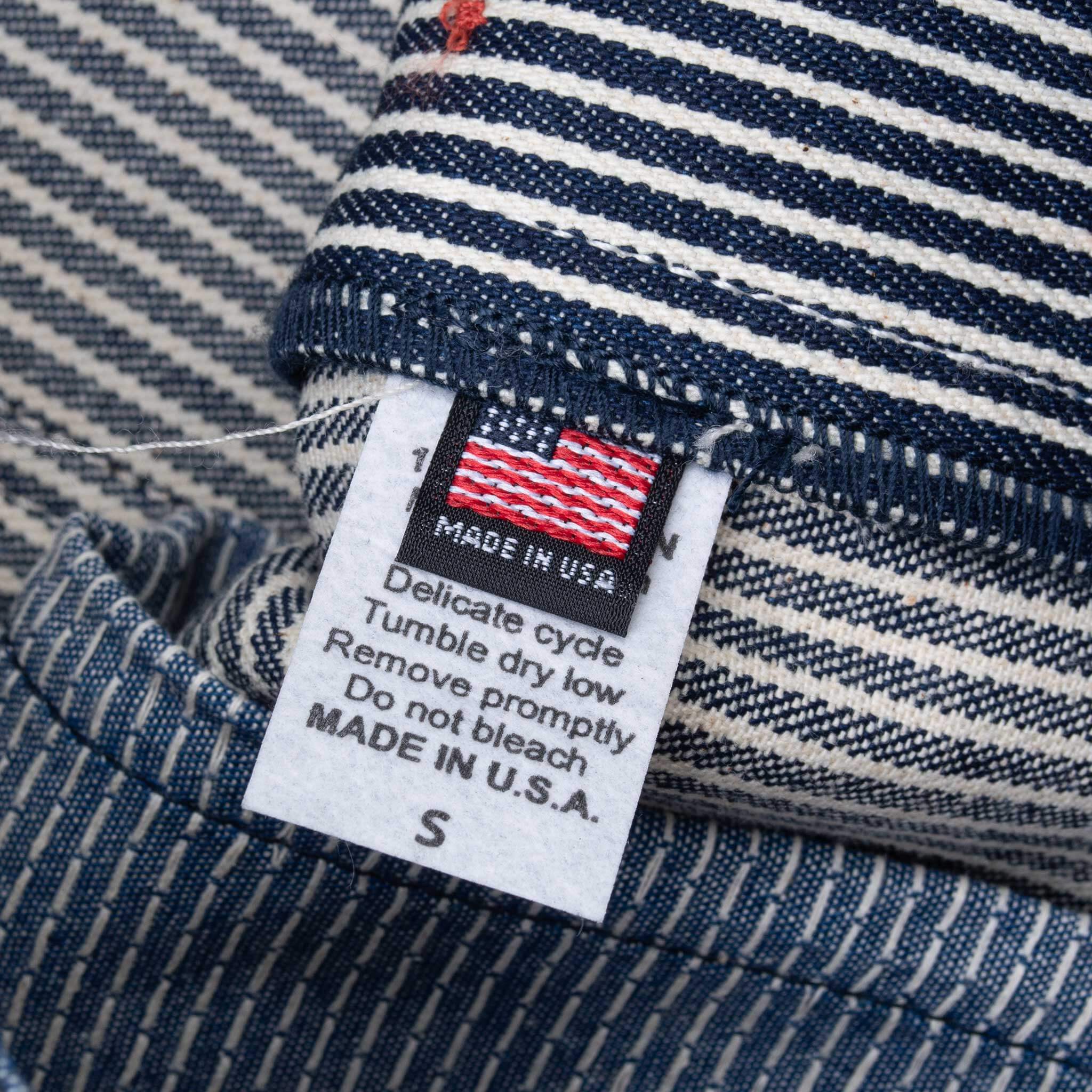 Vintage Dr Collectors Teddy Forever Stripped Blue Jeans Size Small 34X26 Made In Usa