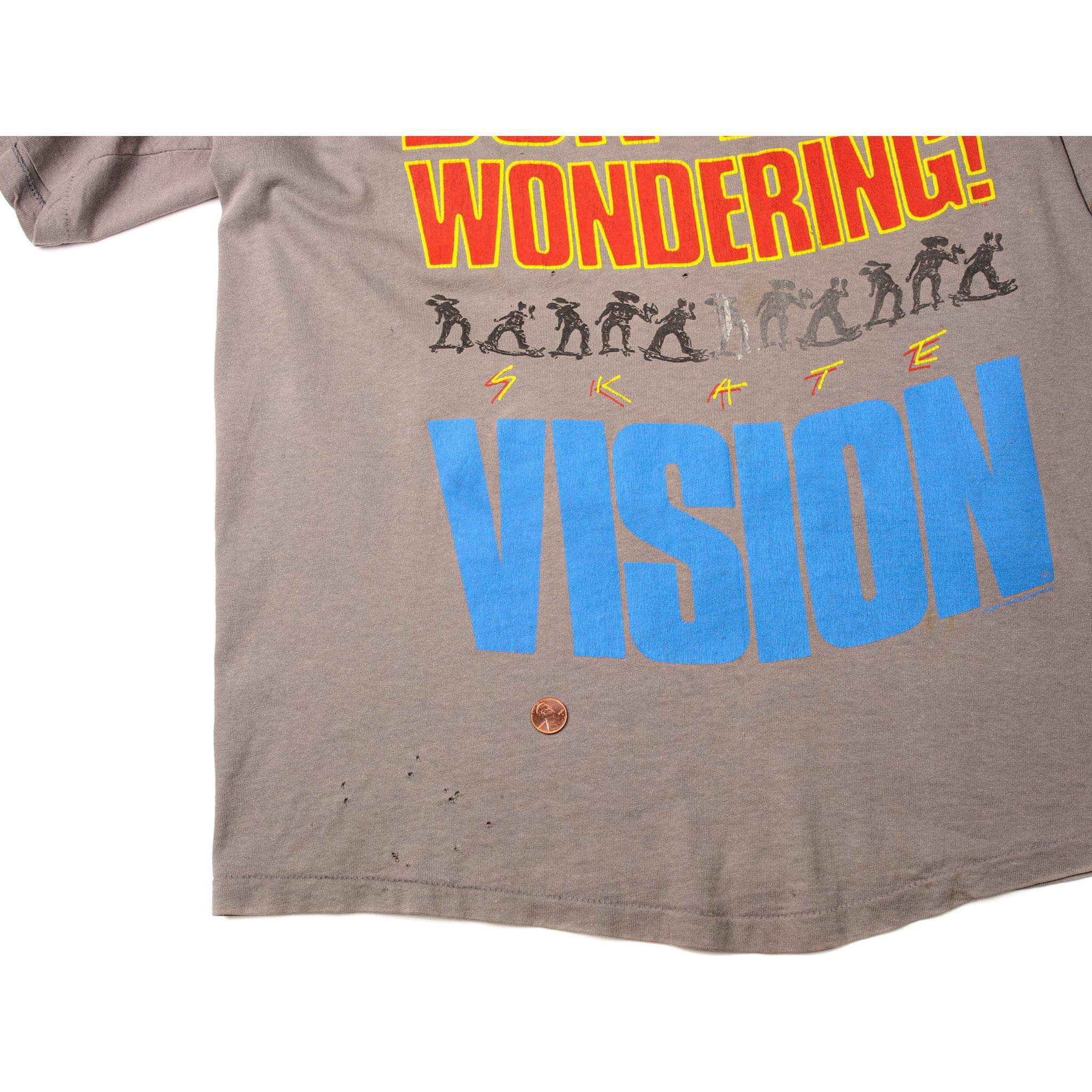 VINTAGE VISION STREETWEAR SKATE TEE SHIRT SIZE XL MADE IN USA