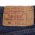 Beautiful Indigo Levis 501 Jeans 1990S Made in USA with Very Dark Wash wash Size on Tag 34X36 Actual Size 33X36 Back Button #501