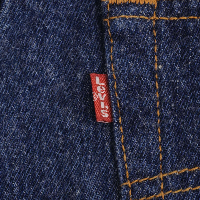 Beautiful Indigo Levis 501 Jeans 1990S Made in USA with Very Dark Wash wash Size on Tag 34X36 Actual Size 33X36 Back Button #501