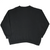 Back of plain black Pittsburgh Steelers crewneck sweatshirt