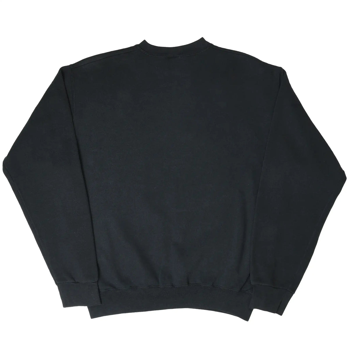Plain back of black Miami Hurricanes crewneck sweatshirt