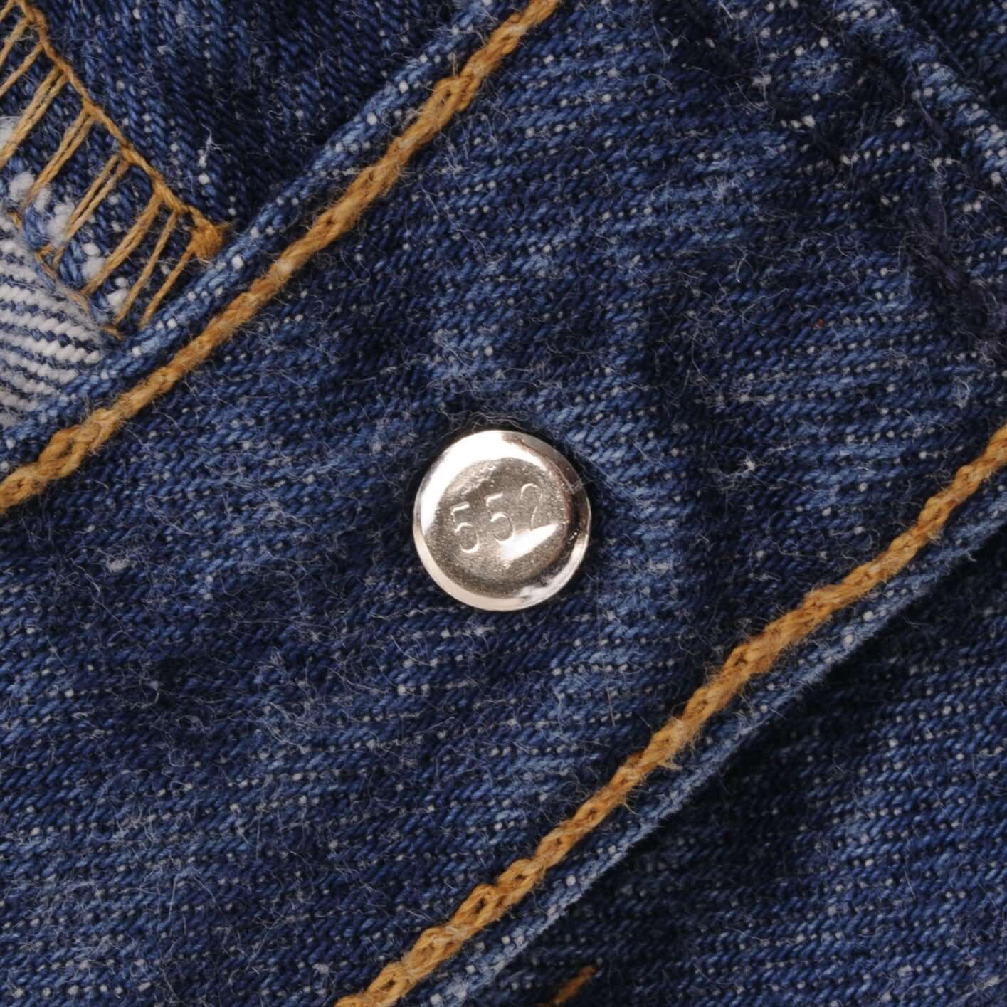 Beautiful Indigo Levis 501 Jeans 1980S Made in USA with Medium Wash Size on Tag 34X40 Actual Size 32X36 Back Button #552