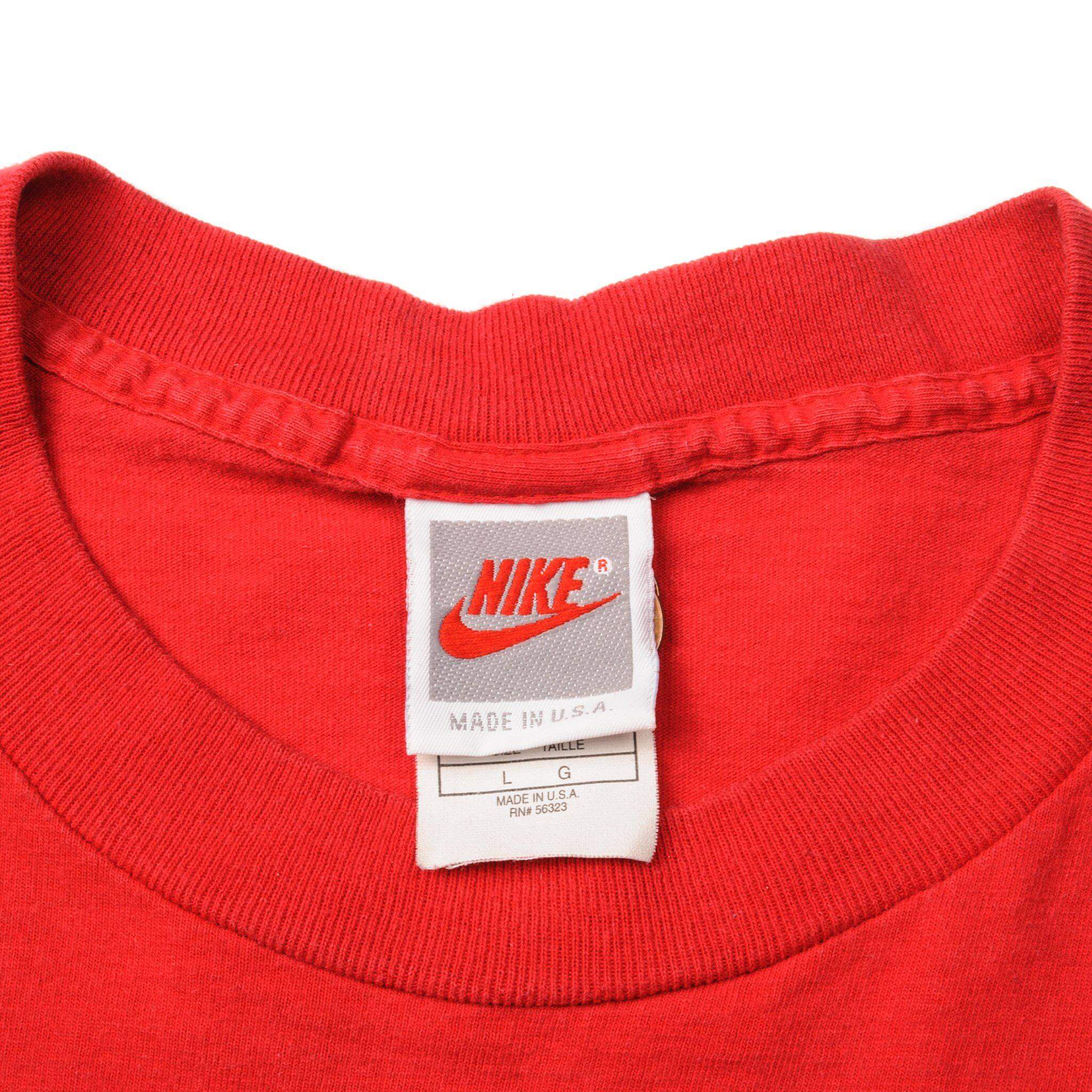 VINTAGE NIKE HONOLULU MARATHON TEE SHIRT 1995 SIZE MEDIUM MADE IN USA