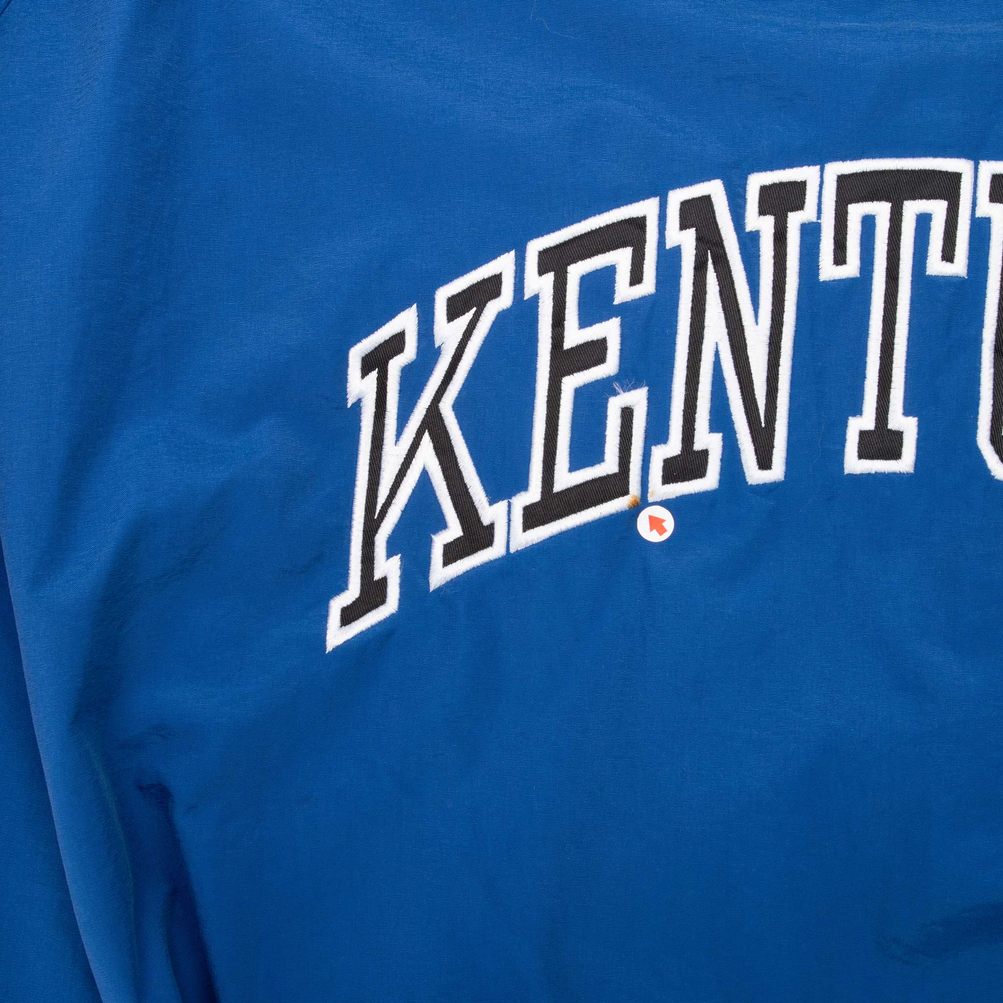 VINTAGE NCAA KENTUCKY WILDCATS PULLOVER WINDBREAKER STARTER JACKET 1990S XL