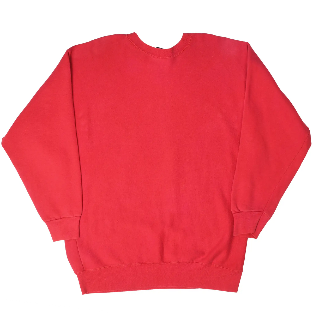 Plain back of red Kansas City Chiefs crewneck sweatshirt