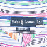 VINTAGE RALPH LAUREN STRIPED SHIRT 1990S XL