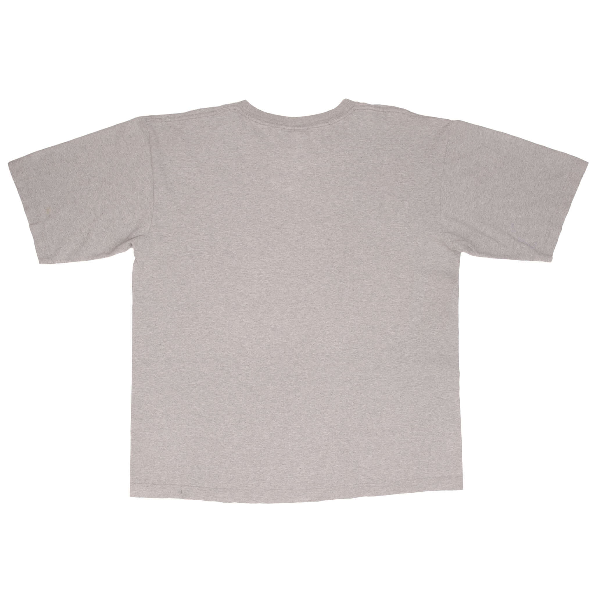 Vintage Tommy Jeans Hilfiger Spellout Grey Tee Shirt 1990S Size Large Made In USA