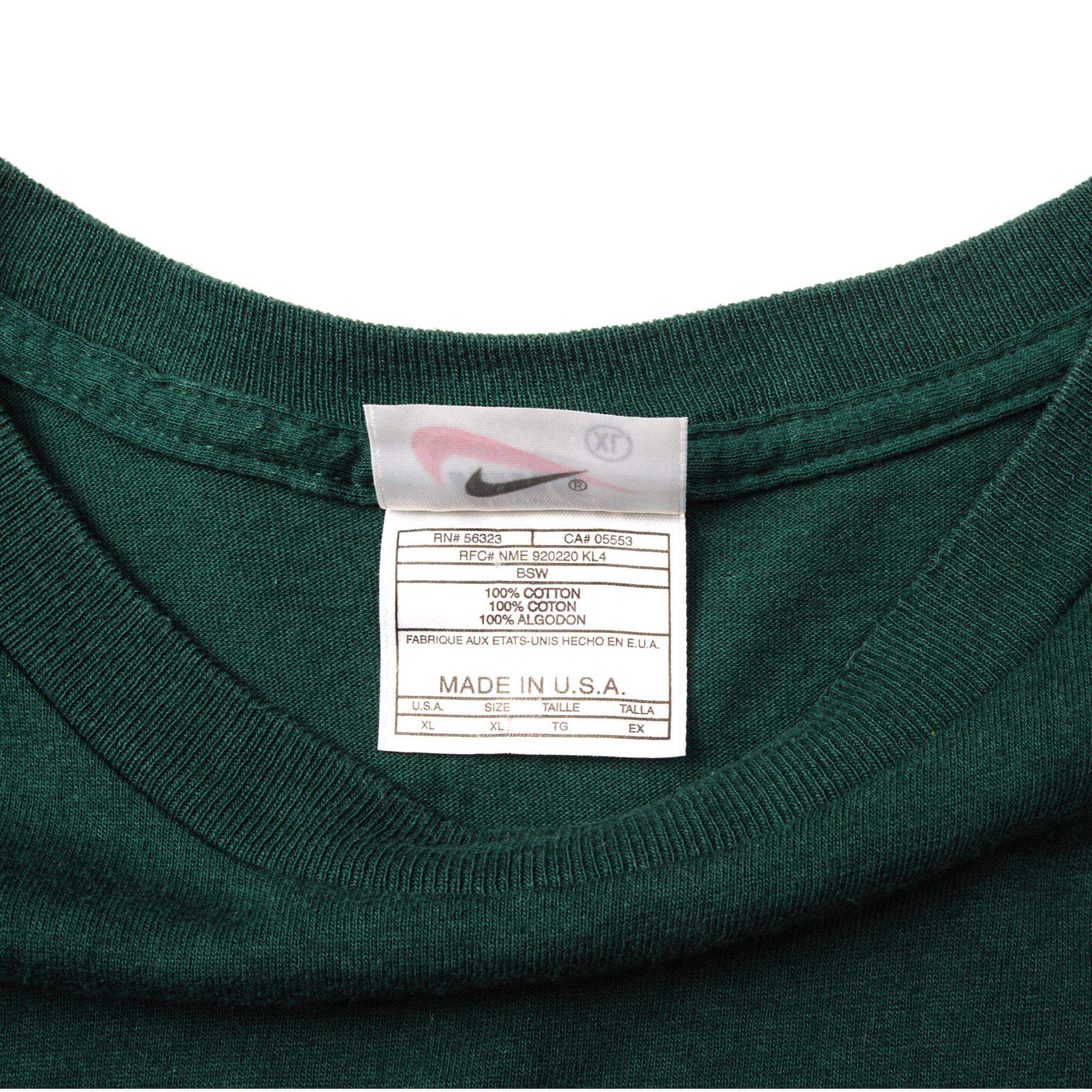 VINTAGE NIKE TEE SHIRT 1990S SIZE XL MADE IN USA