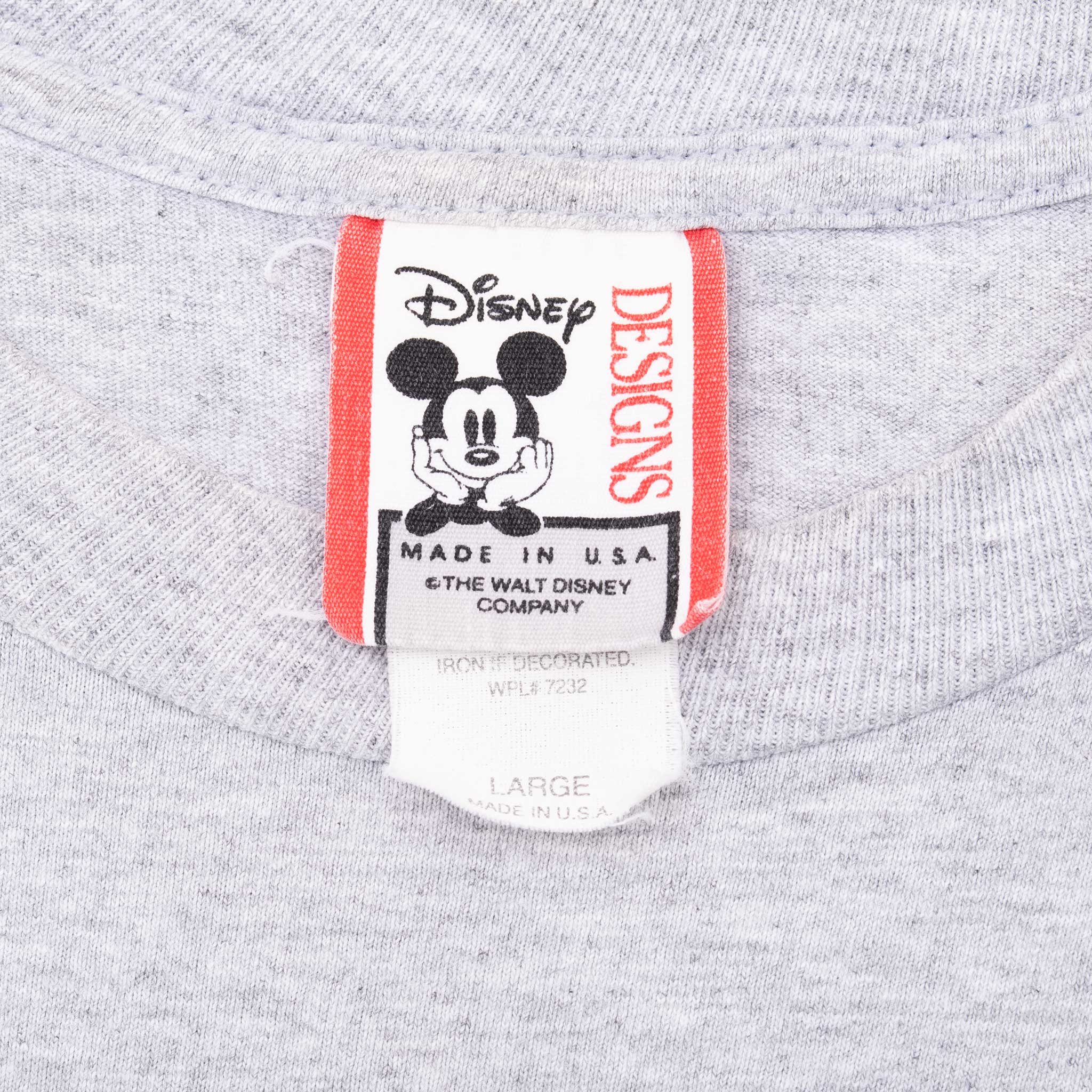 Vintage Walt Disney World Mickey Mouse 25Th Anniversary Tee Shirt 1990S Size Large Made In Usa