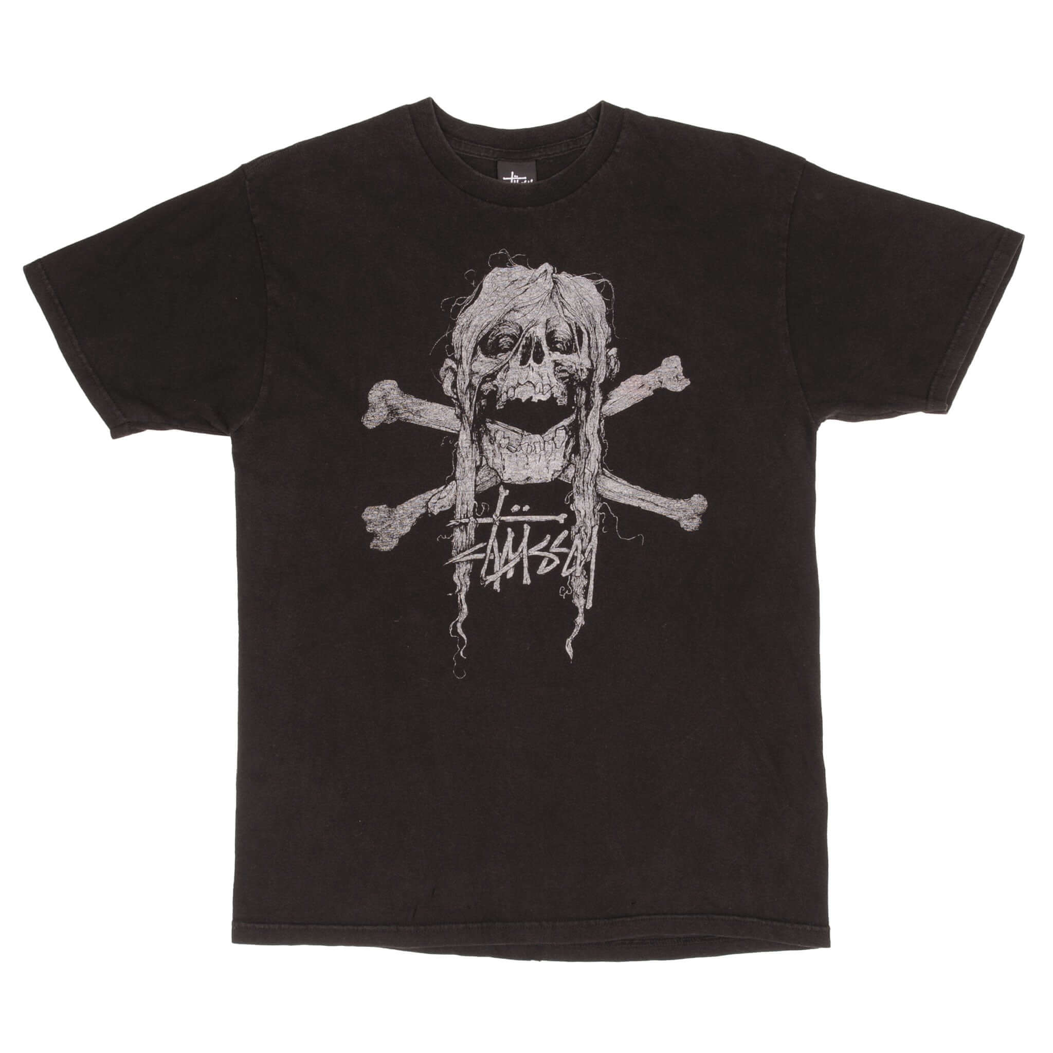 Vintage Stussy Skull Tee Shirt Size Medium 2000S