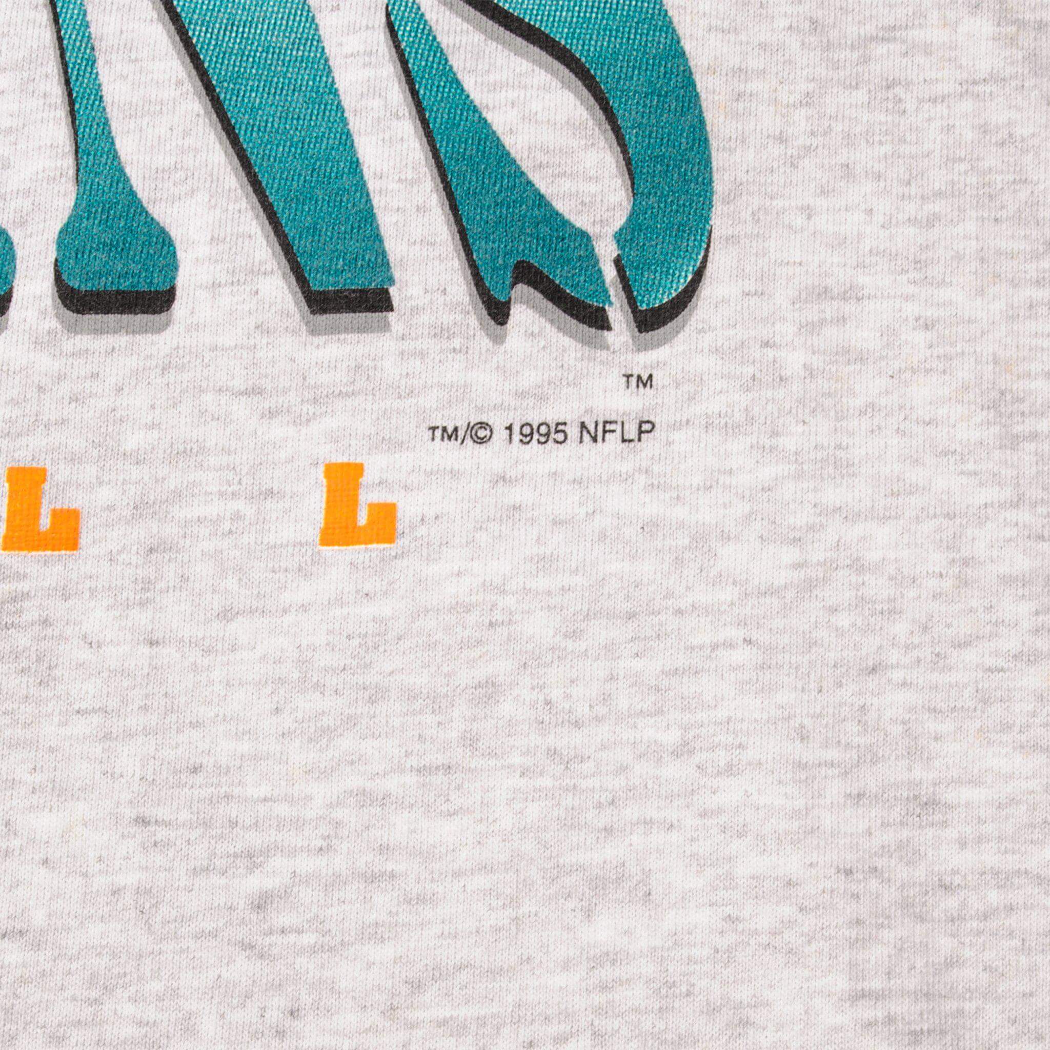 VINTAGE NFL MIAMI DOLPHINS TEE SHIRT 1995 SIZE XL