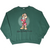 Full front view of green Disney sweatshirt featuring Grumpy and Walt Disney World text