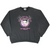 Full front of black Betty Boop crewneck sweatshirt with pink Universal Studios Florida graphic