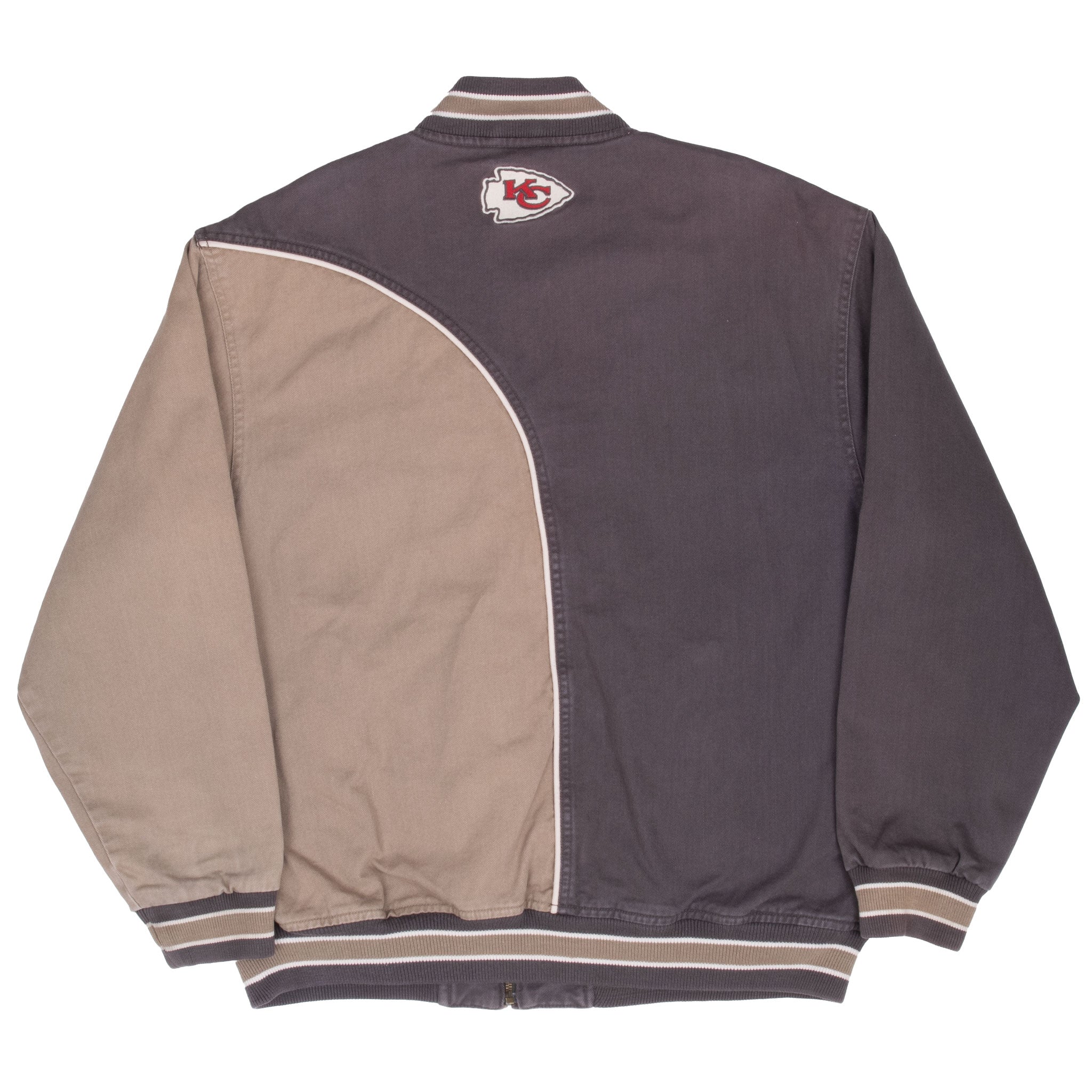 Vintage Nfl Kansas City Chiefs Varsity Bomber Jacket 1990S Size Medium