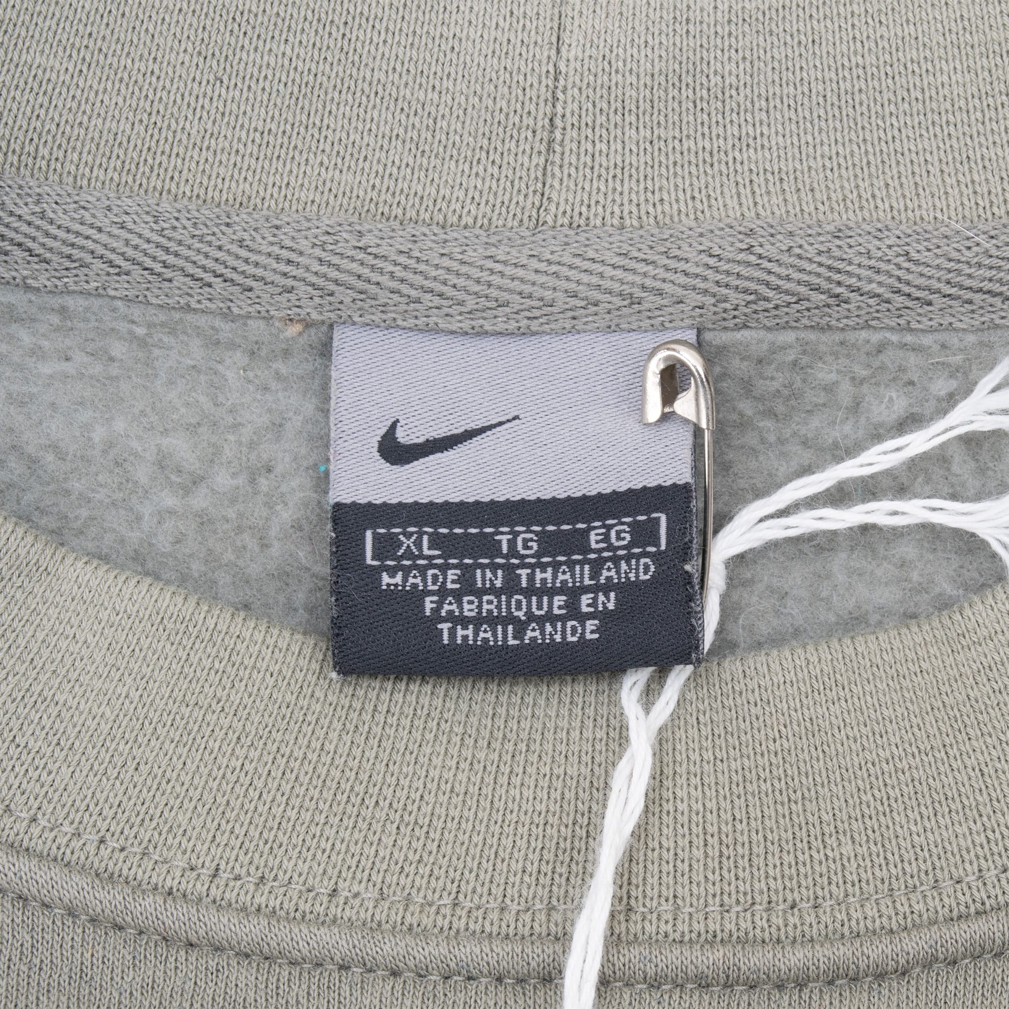 Vintage Nike Spellout Sage Green Sweatshirt 2000S Size XL