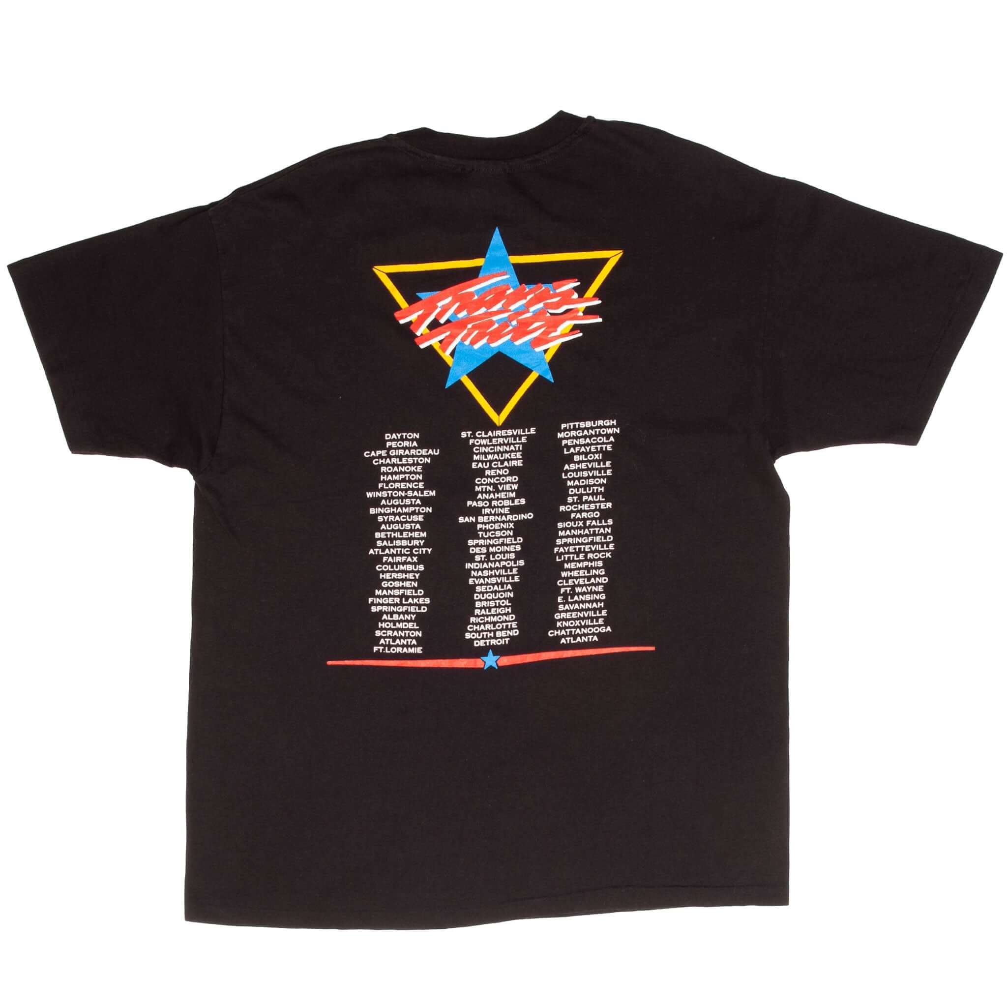 Vintage Travis Tritt 1990 Tour Tee Shirt Size XL With Single Stitch Sleeves