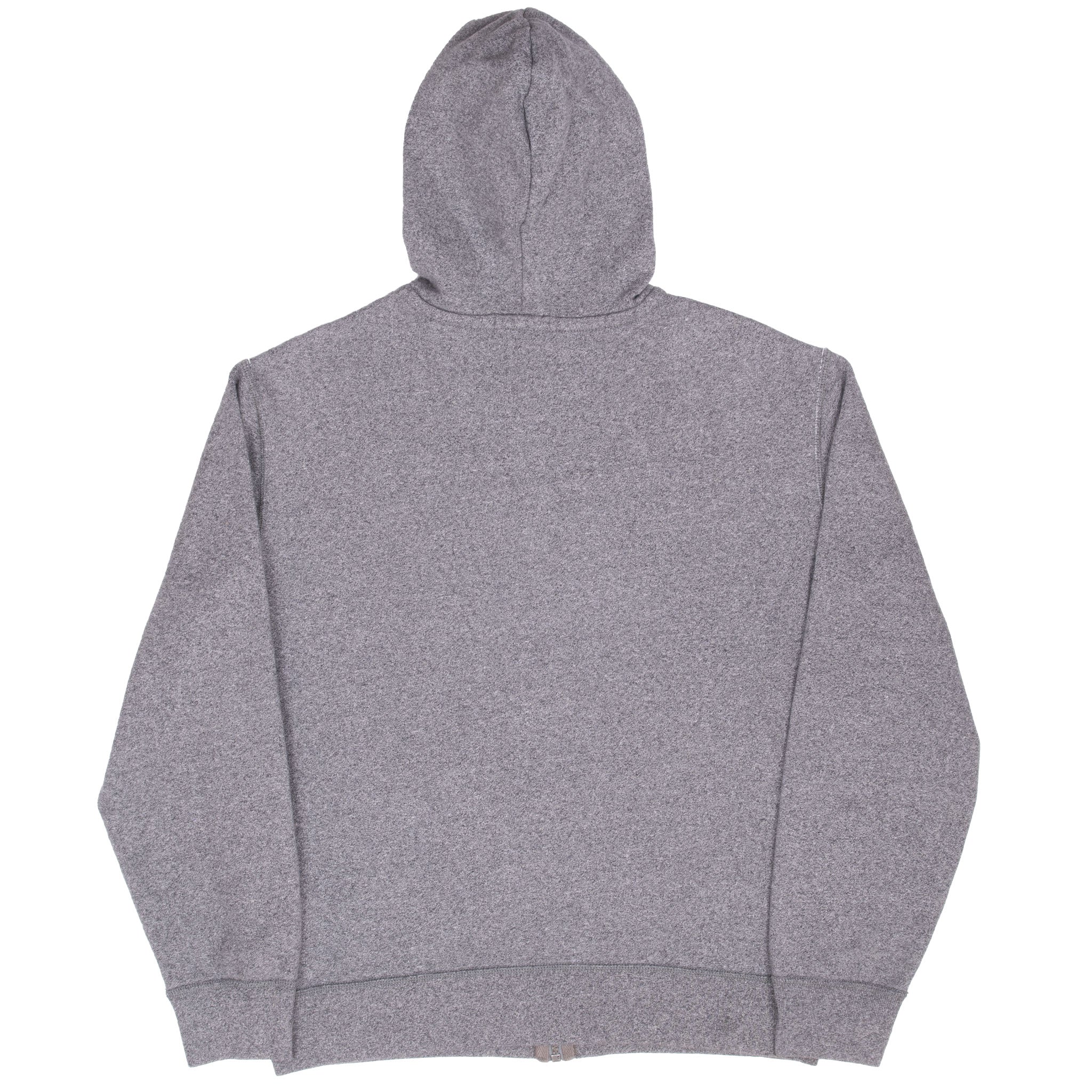 Vintage Ralph Lauren Full Zip Classic Grey Hoodie Sweatshirt Size Large