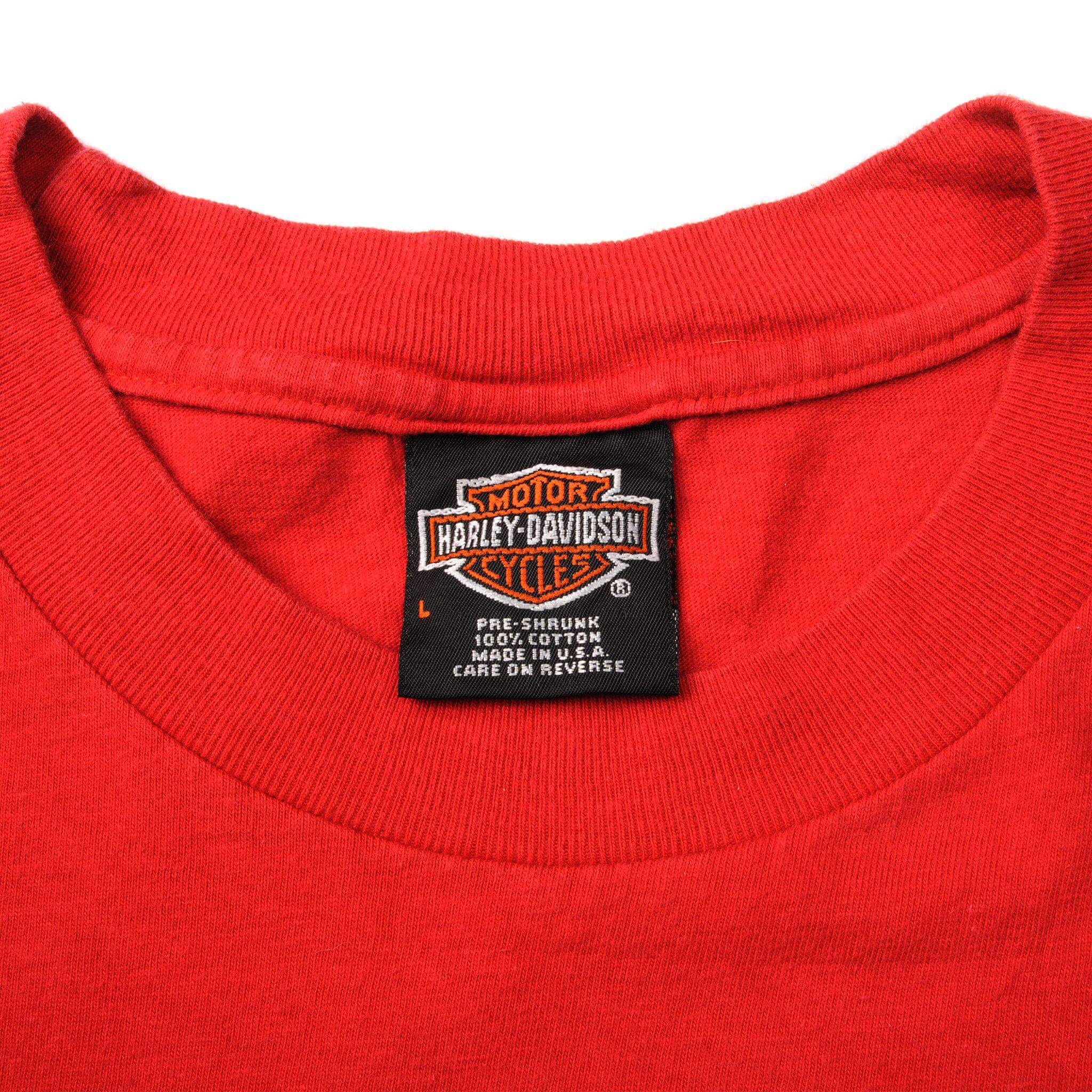 VINTAGE HARLEY DAVIDSON TEE SHIRT 1987 SIZE LARGE MADE IN USA