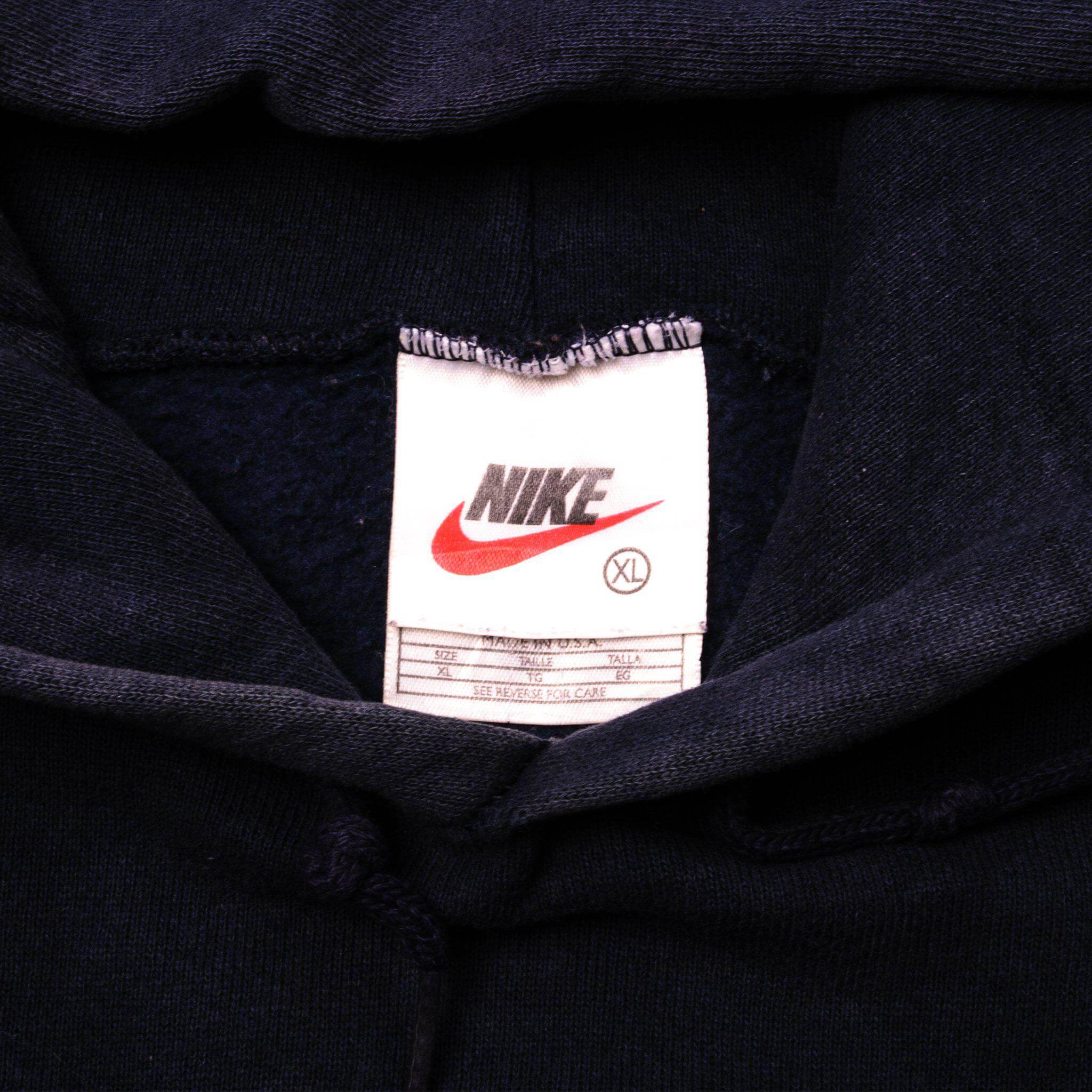 Vintage Nike Label Tag Late 90s 1990s