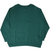 Back of dark green Disney Mickey Mouse sweatshirt with plain design and horizontal seam