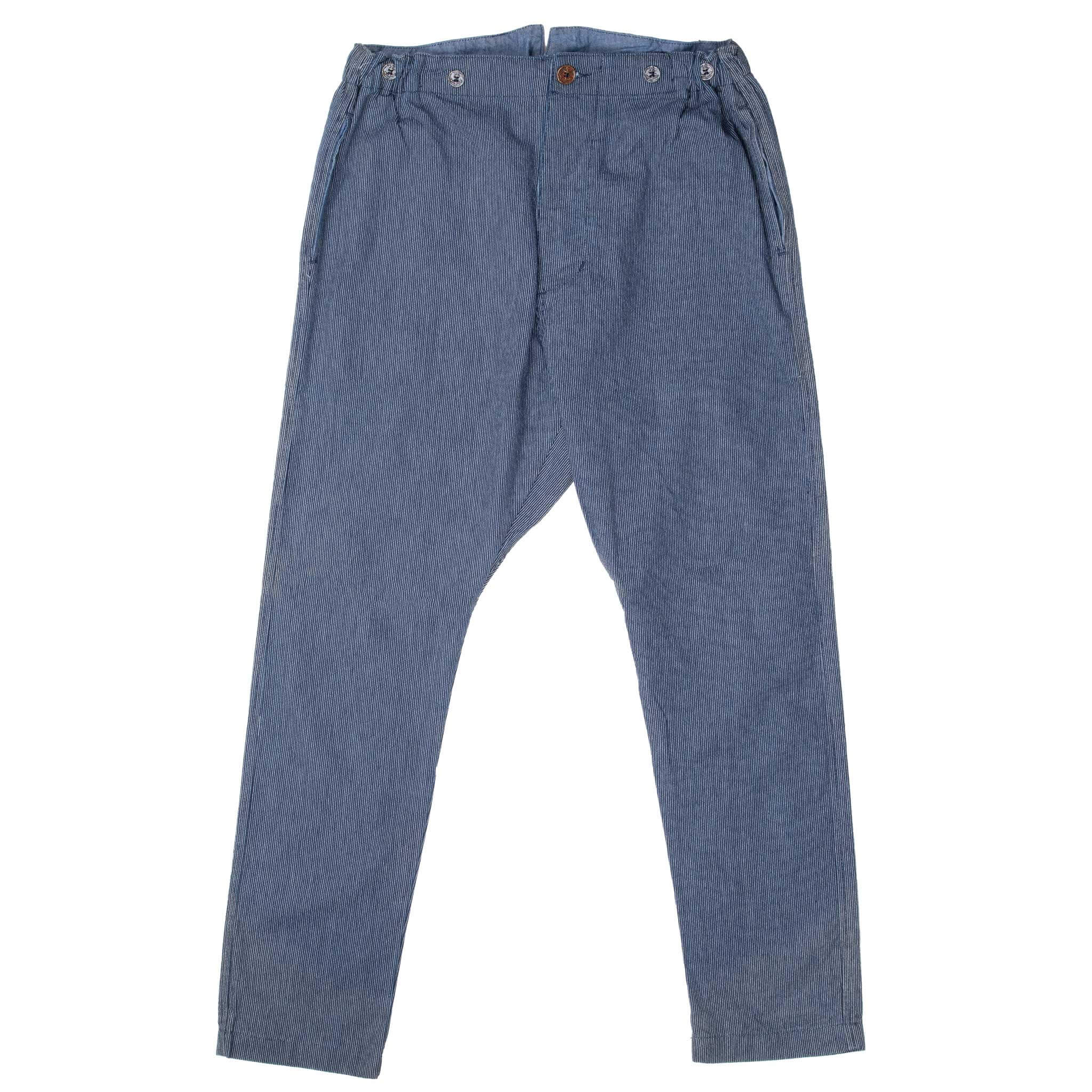 Vintage Dr Collectors Buckle Back Dotted Blue Jeans Large 32X29 Made In Usa Deadstock