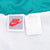 VINTAGE NIKE CLASSIC SWOOSH TEAL WINDBREAKER JACKET EARLY 1990S LARGE