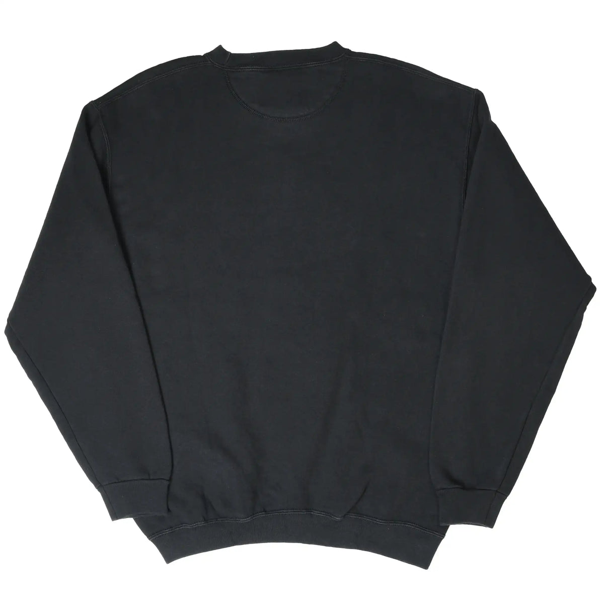 Back of plain black Hard Rock Cafe crewneck sweatshirt