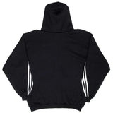 Vintage Adidas Black Hooded Track Jacket 1990S Size Small Made In USA