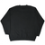 Back of black Pittsburgh Steelers crewneck sweatshirt with plain design