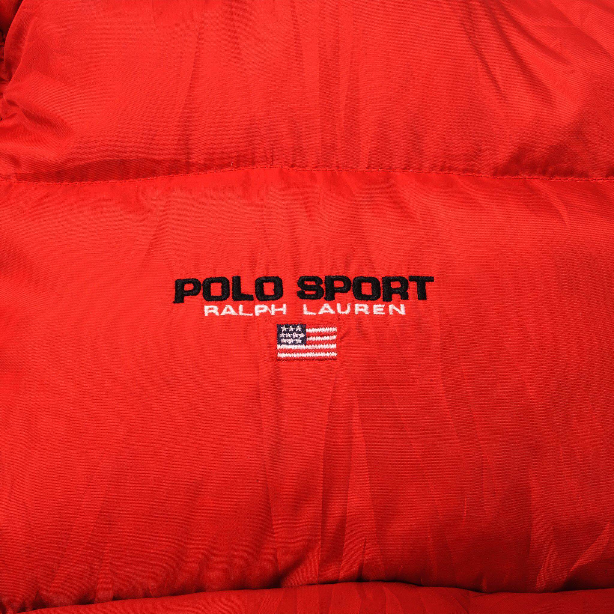 VINTAGE RALPH LAUREN POLO SPORT DOWN JACKET SIZE LARGE