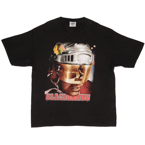 Vintage Nhl Chicago Blackhawks Tee Shirt 1990S Size 2XL