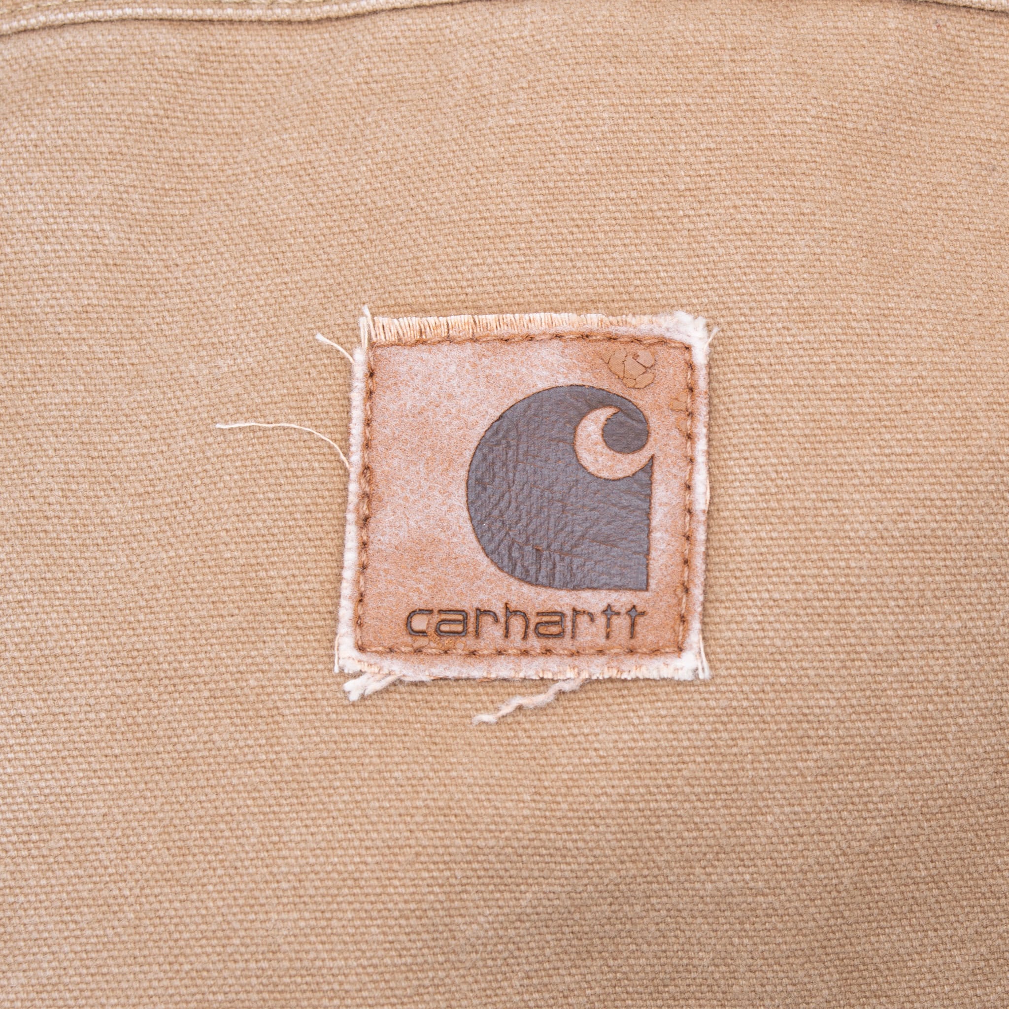VINTAGE CARHARTT BROWN SANDSTONE RIDGE COAT SHERPA JACKET C61CML 2XL TALL