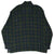 Back of Polo Ralph Lauren quarter-zip sweater in dark green, navy, red and yellow plaid