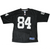 Front of black Oakland Raiders Antonio Brown jersey with white number 84