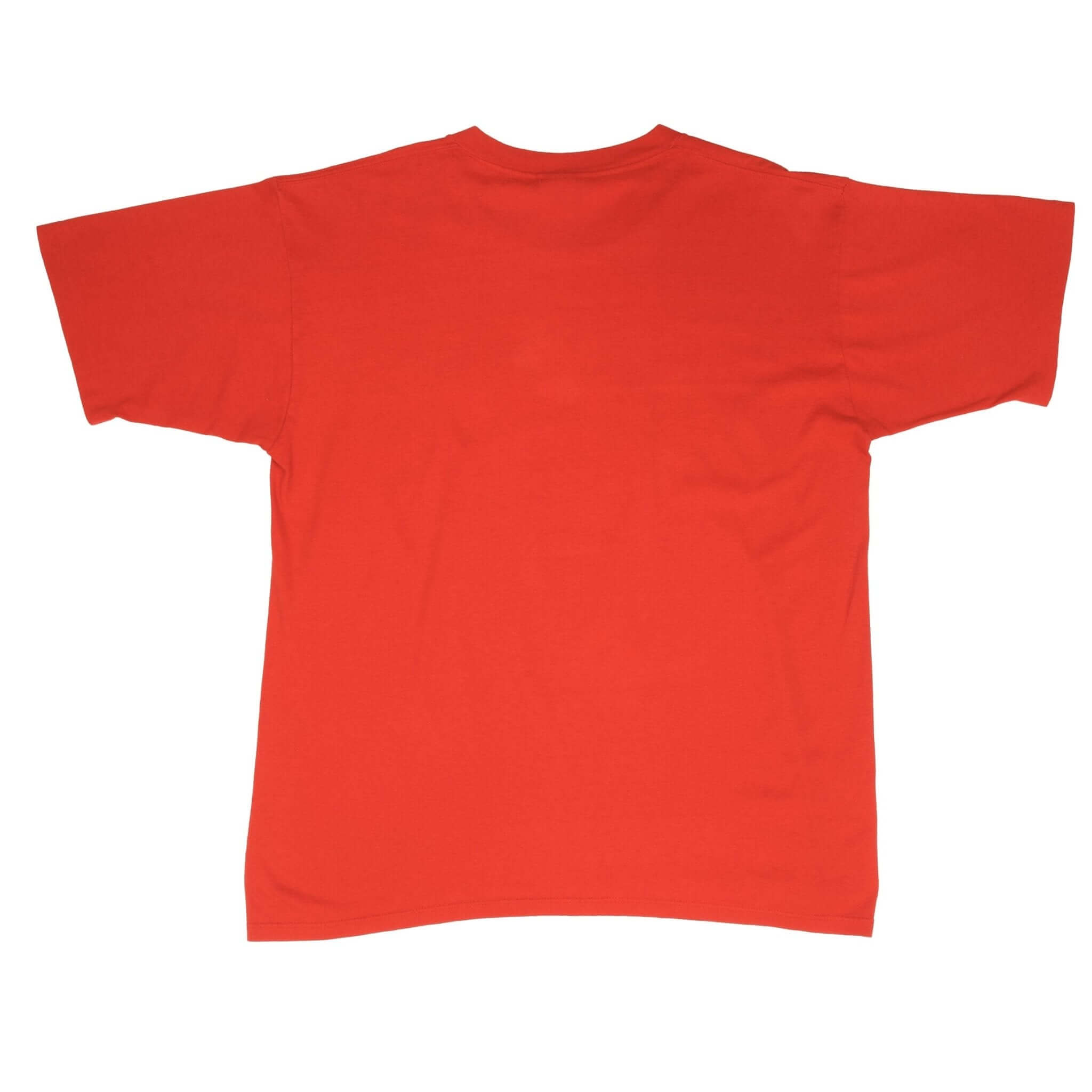 Vintage NFL Kansas City Chiefs 1990 Tee Shirt Size Large Made In USA With Single Stitch Sleeves