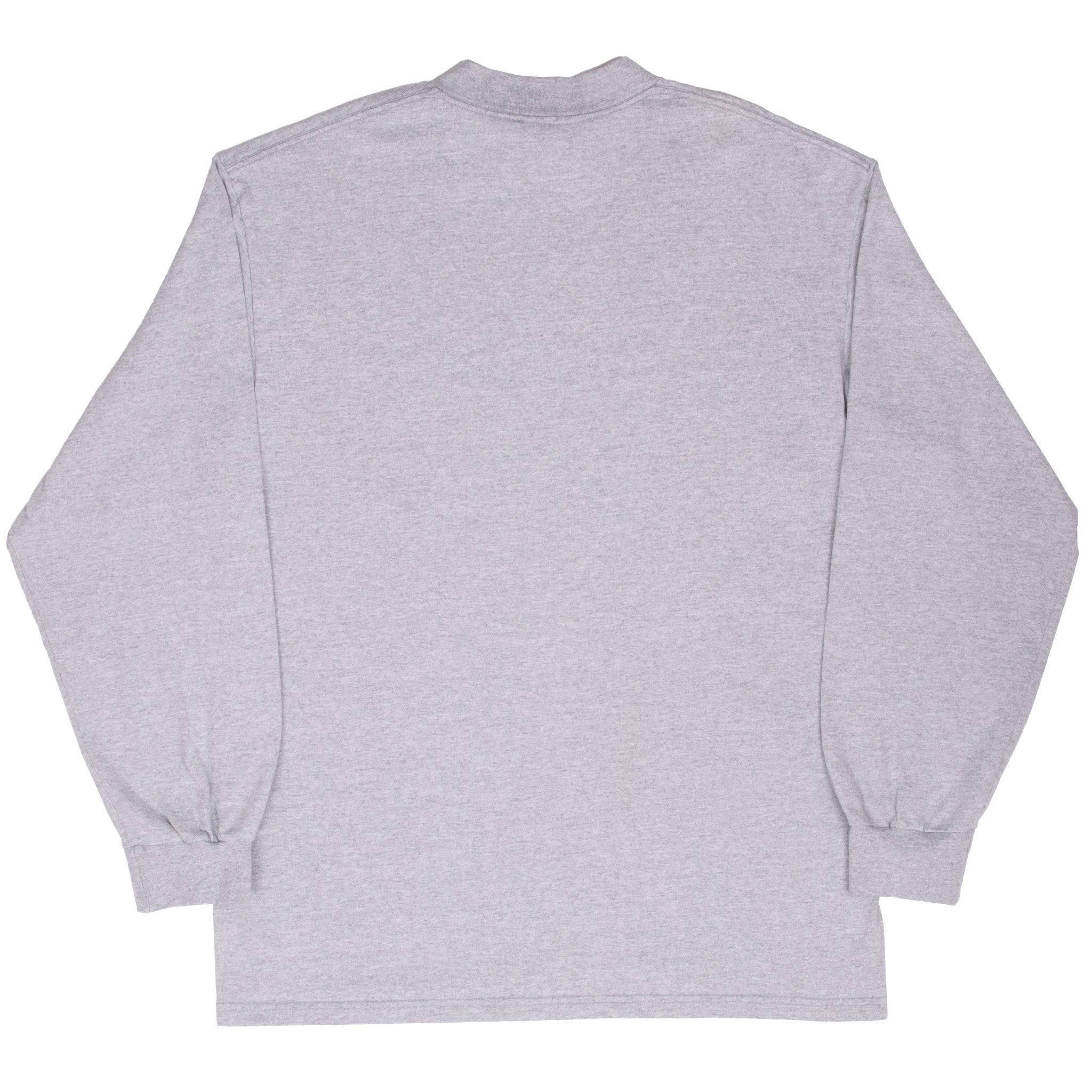 Vintage Nike Long Sleeve Turtle Neck Grey Tee Shirt 1990S Size Large