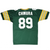 Back of green Green Bay Packers jersey with Chmura name and white number 89