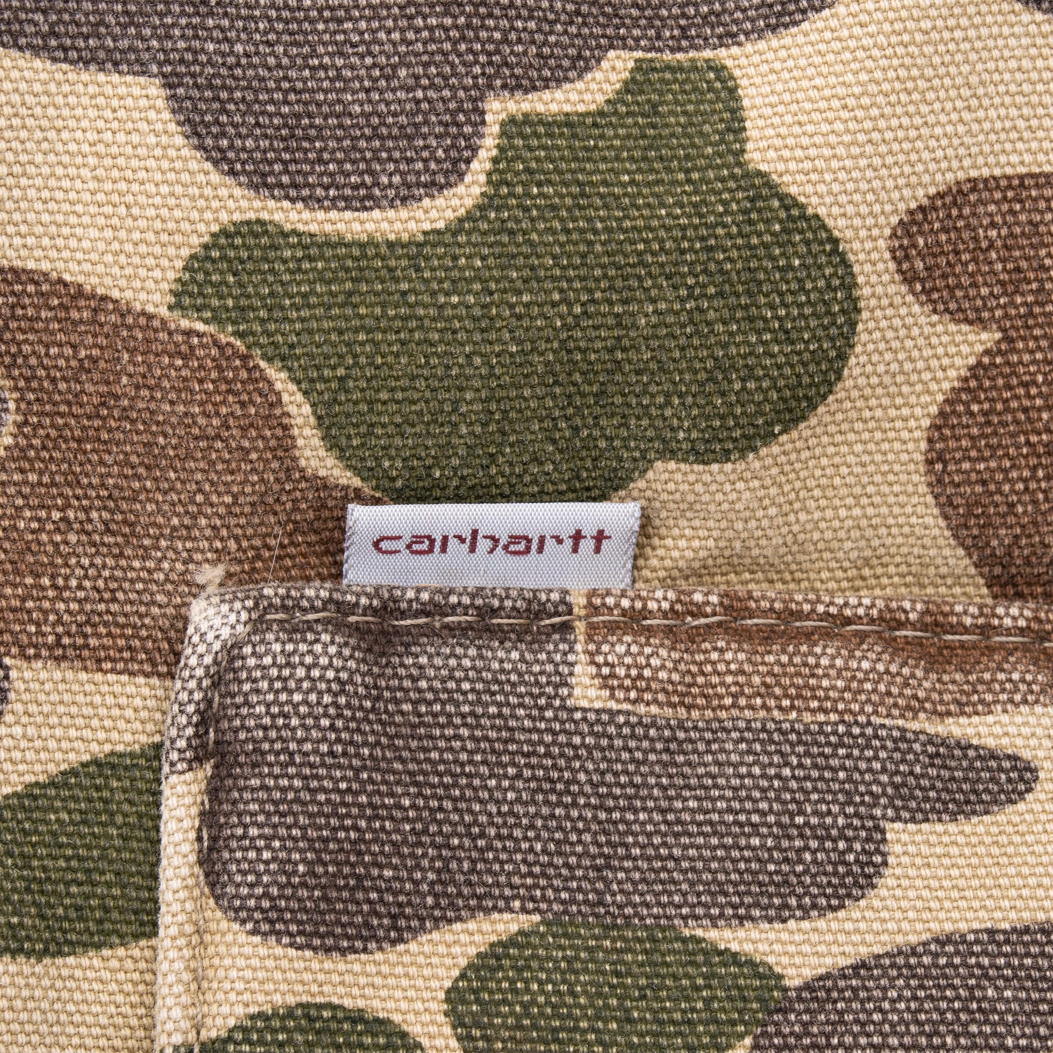VINTAGE CARHARTT DUCK CAMO QUILT LINED VEST JACKET VQ183 1990S 3XL MADE IN USA