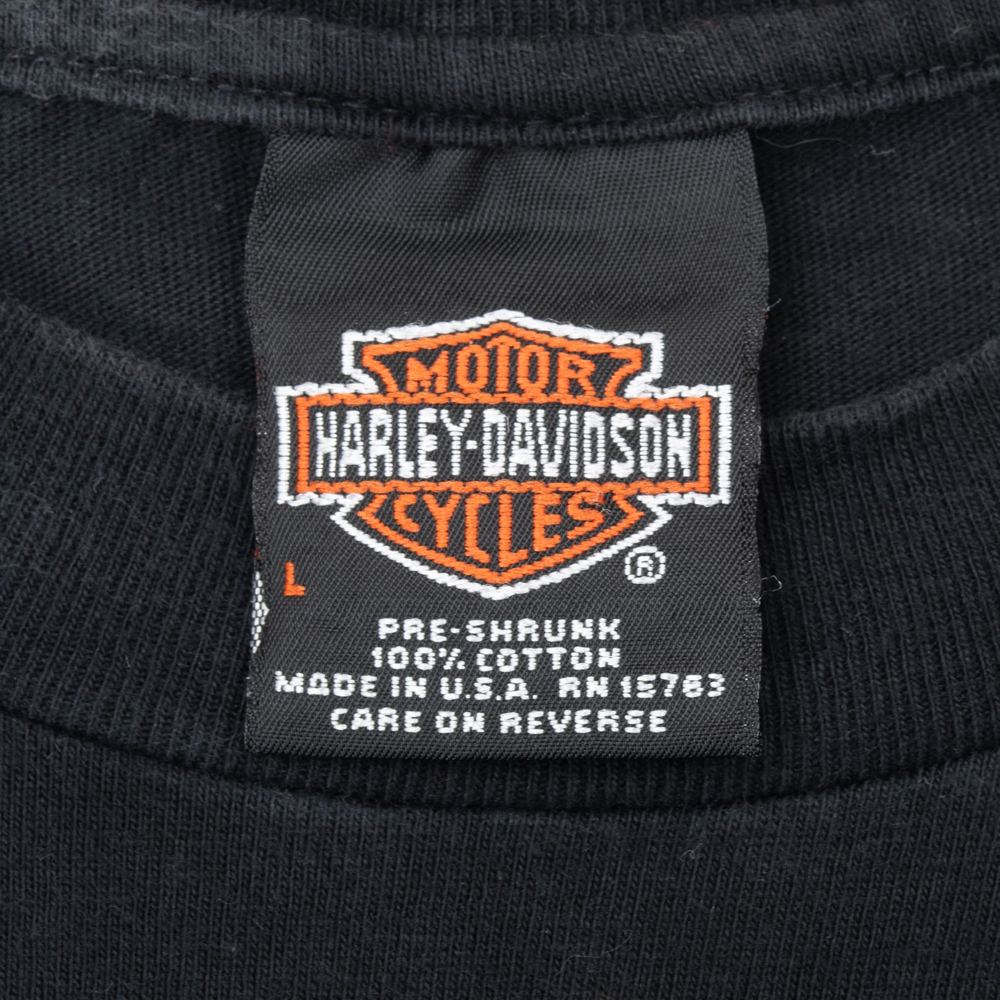 Vintage Harley Davidson Ogden Utah 2000 Tee Shirt Size Large Made In Usa