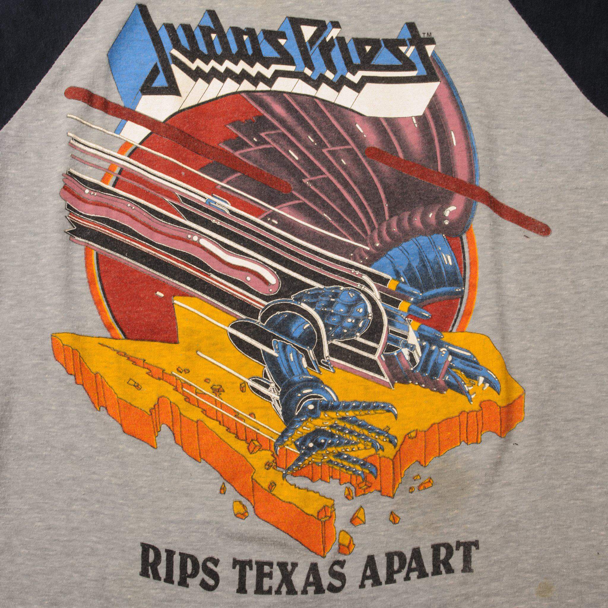 VINTAGE JUDAS PRIEST TEE SHIRT 1982 SIZE SMALL MADE IN USA
