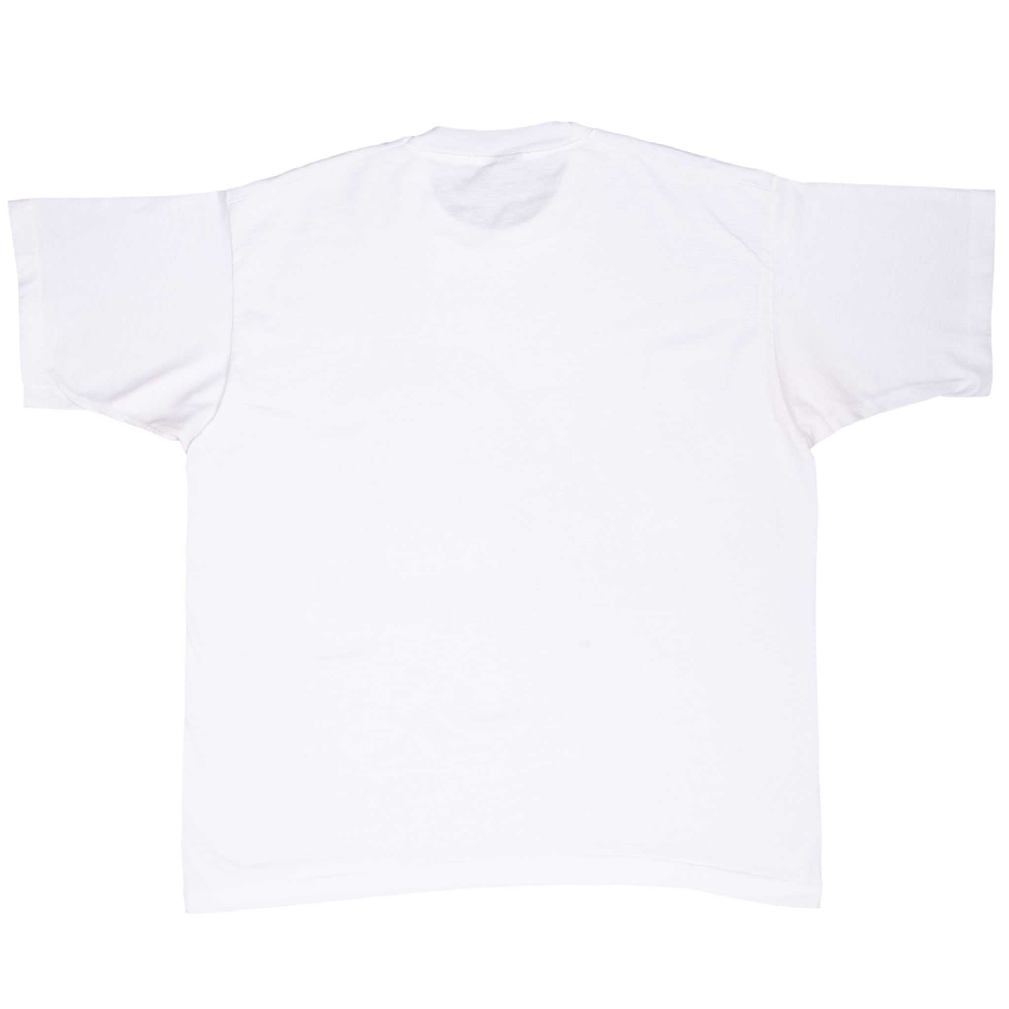 Vintage Coca Cola Company White Tee Shirt 1980S Size Large