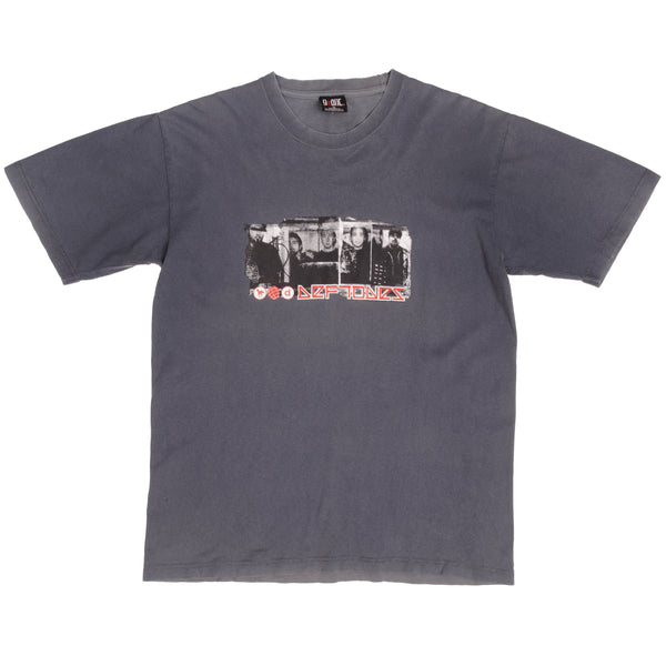 Vintage Deftones 2000 Gray Tee Shirt Size Large